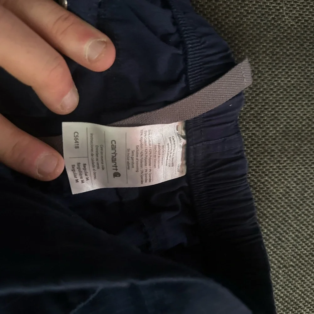 Men's Black Cargo Pants - Picture 8 of 10
